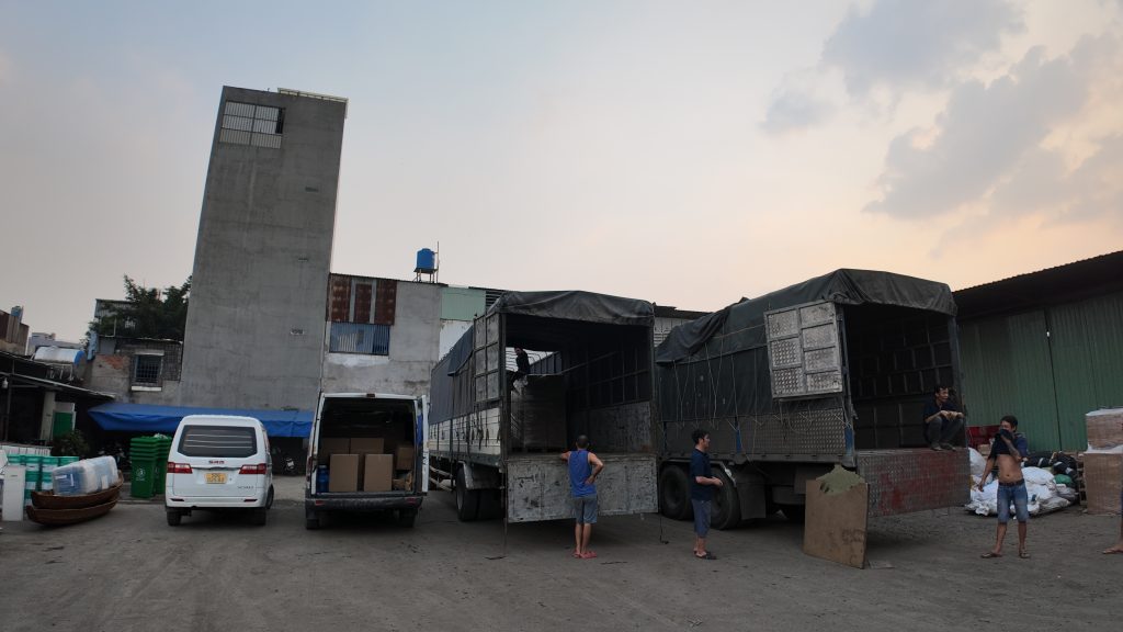 Các loại xe vận chuyển hàng hóa từ Vũng Tàu đi Hải Phòng