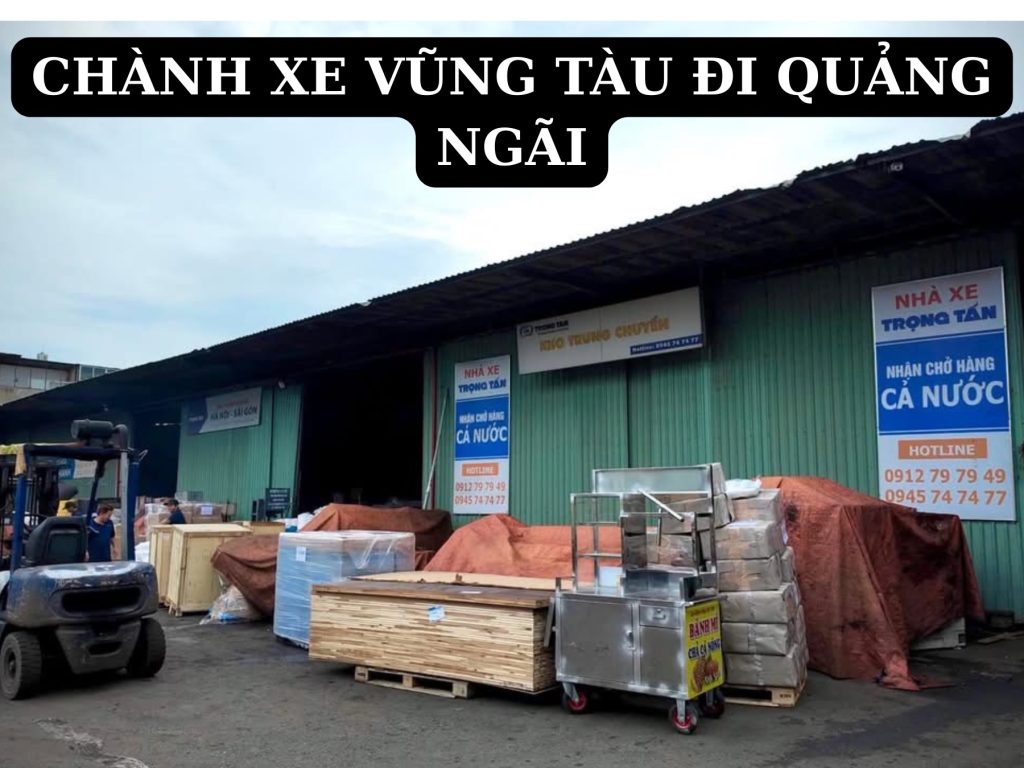 Chành Xe Vũng Tàu đi Quảng Ngãi