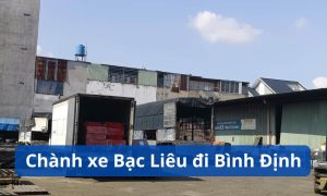 Chành xe Bạc Liêu đi Bình Định