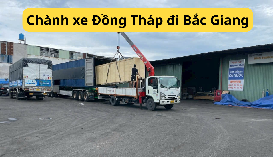 Chành xe Đồng Tháp đi Bắc Giang