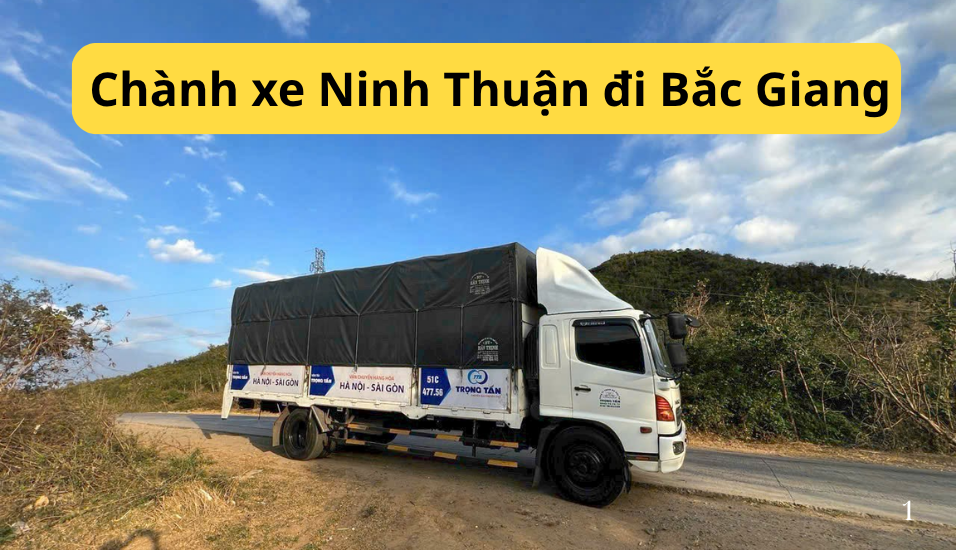 Chành xe Ninh Thuận đi Bắc Giang