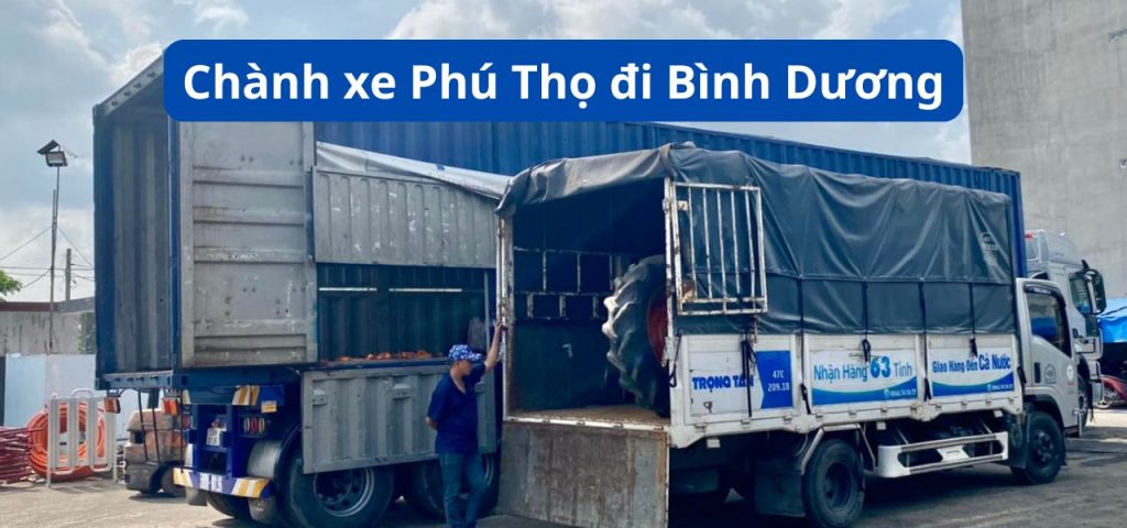 Chành xe Phú Thọ đi Bình Dương