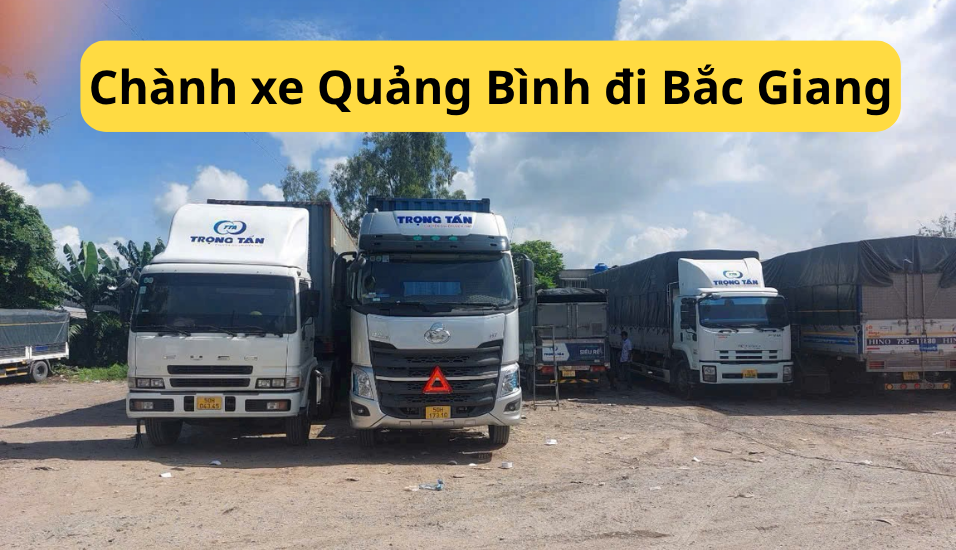 Chành xe Quảng Bình đi Bắc Giang