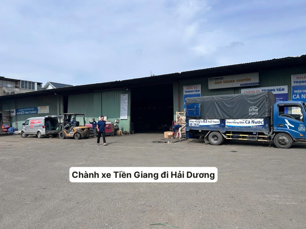 Chành xe Tiền Giang đi Hải Dương