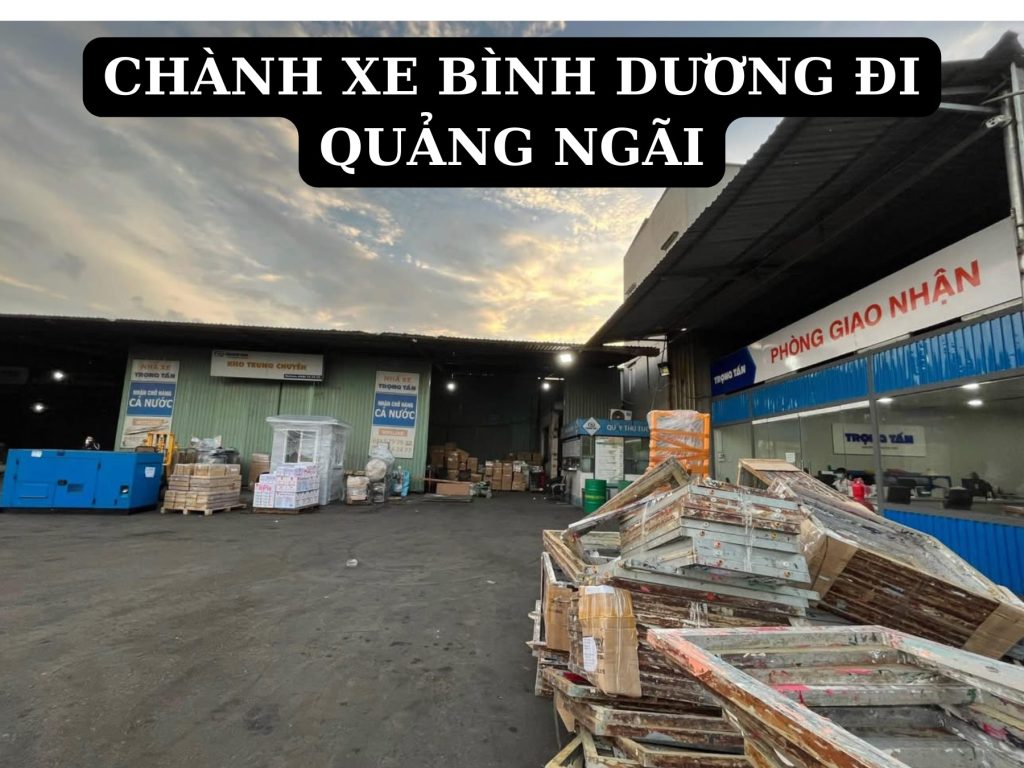 Chành xe bình dương đi quảng ngãi