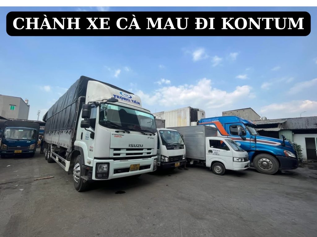 Chành xe cà mau đi kon tum