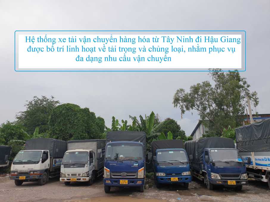 Chành xe Tây Ninh đi Hậu Giang