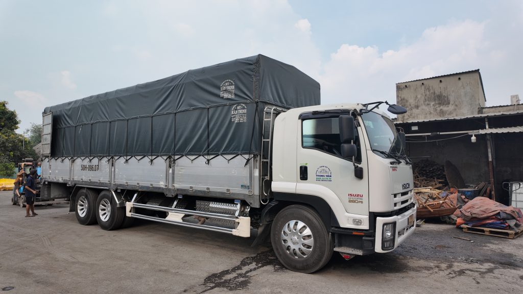 Có những loại xe tải nào được sử dụng để vận chuyển hàng Bình Phước – Hải Phòng