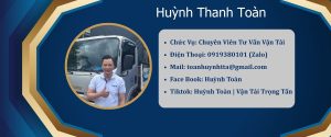 Huỳnh Toàn | Liên Hệ Vận Chuyển