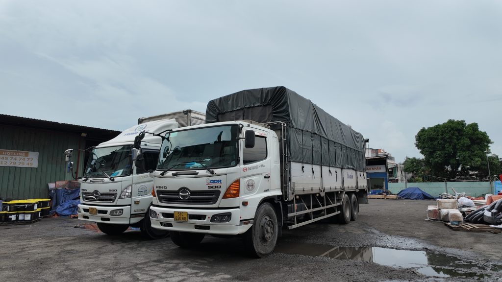 Loại xe tải vận chuyển tuyến Vĩnh Long đi Hải An