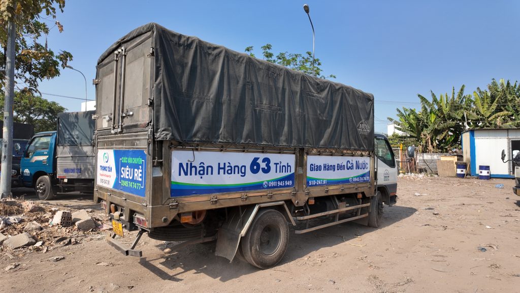 Xe tải chở hàng Tiền Giang đi Hải Phòng