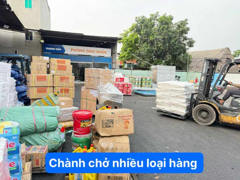 Nhận chở nhiều loại hàng hóa