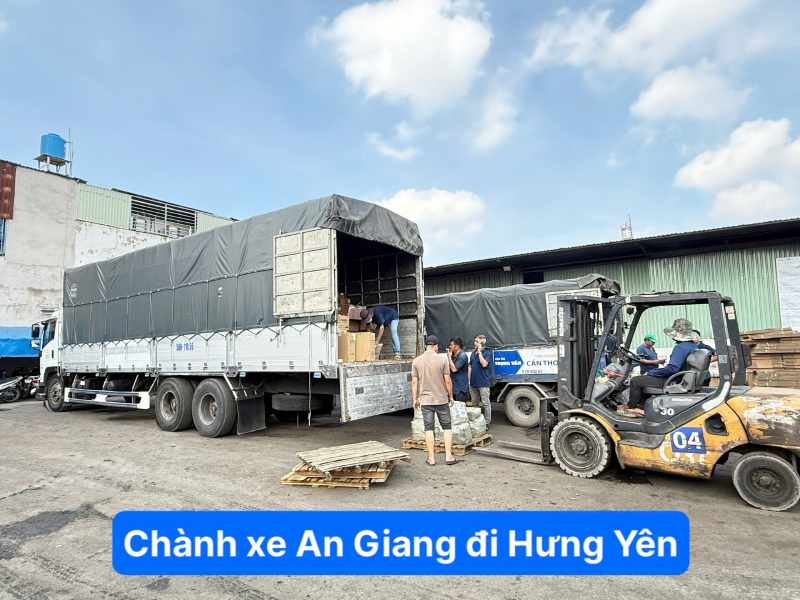Chành xe An Giang đi Hưng Yên