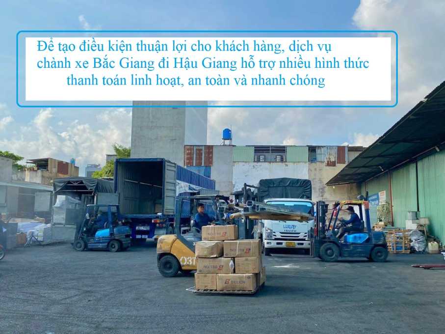 Chành Xe Bắc Giang đi Hậu Giang