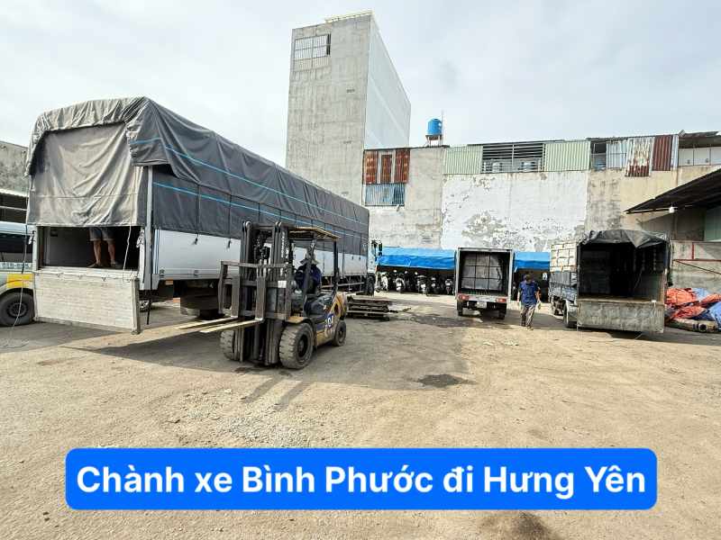 Chành xe Bình Phước đi Hưng Yên