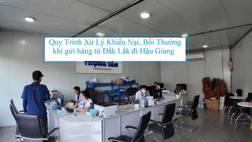 Chành xe Đắk Lắk đi Hậu Giang