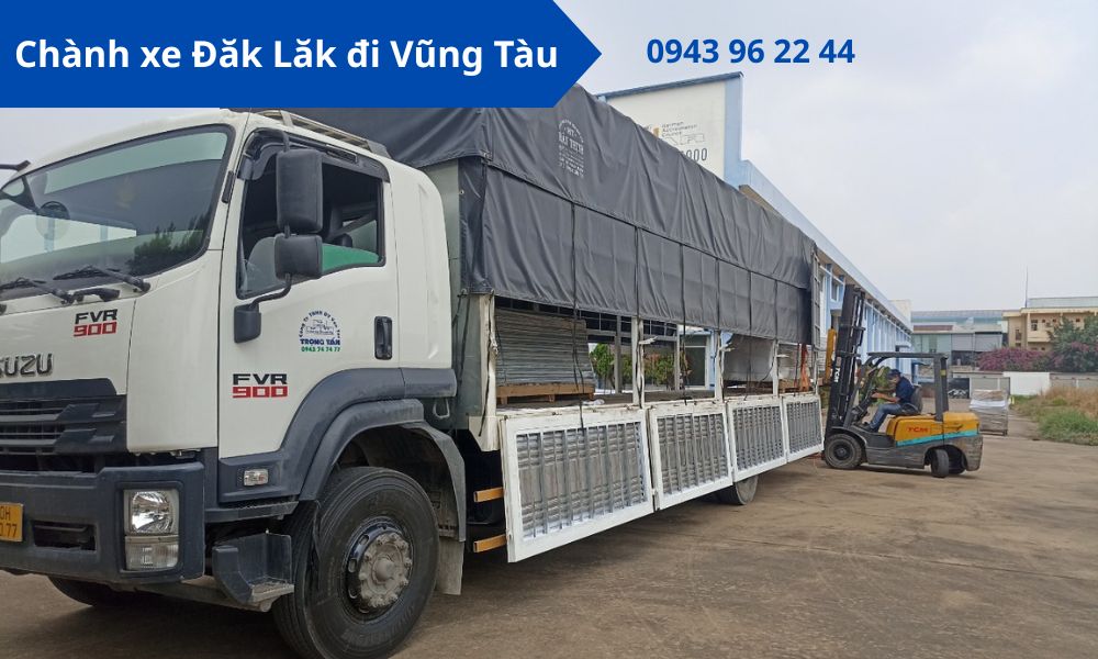 Chành xe Đăk Lăk đi Vũng Tàu