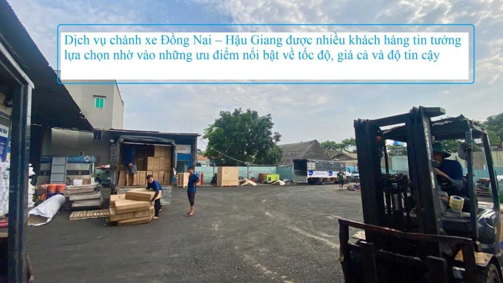 Chành xe Đồng Nai đi Hậu Giang
