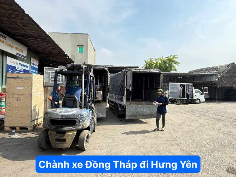 Chành xe Đồng Tháp đi Hưng Yên