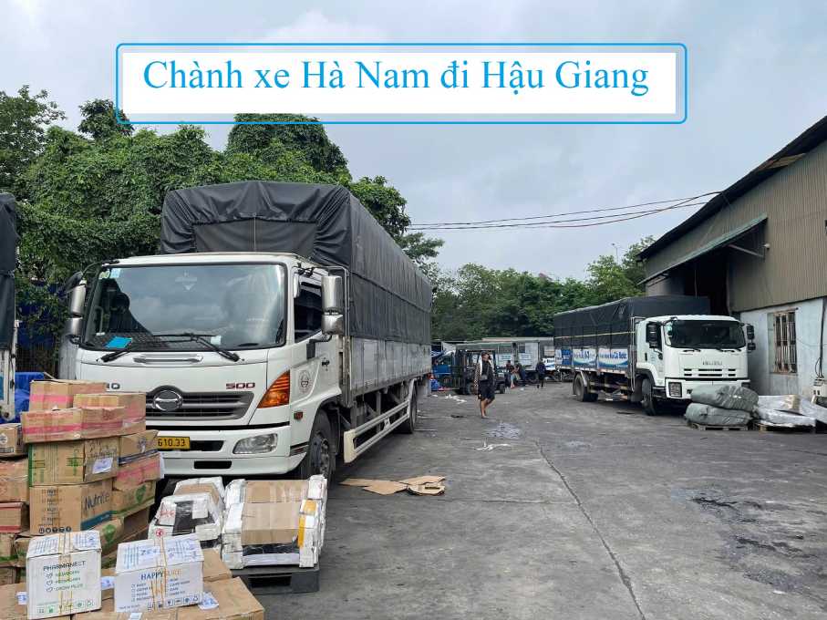 Chành xe Hà Nam đi Hậu Giang