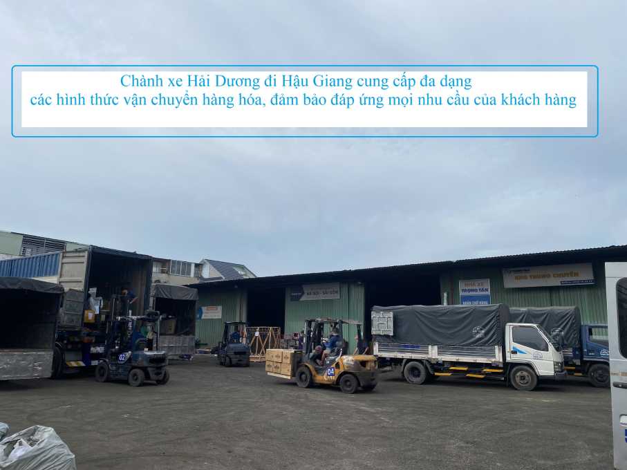 Chành xe Hải Dương đi Hậu Giang