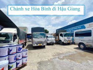 Chành xe Hòa Bình đi Hậu Giang
