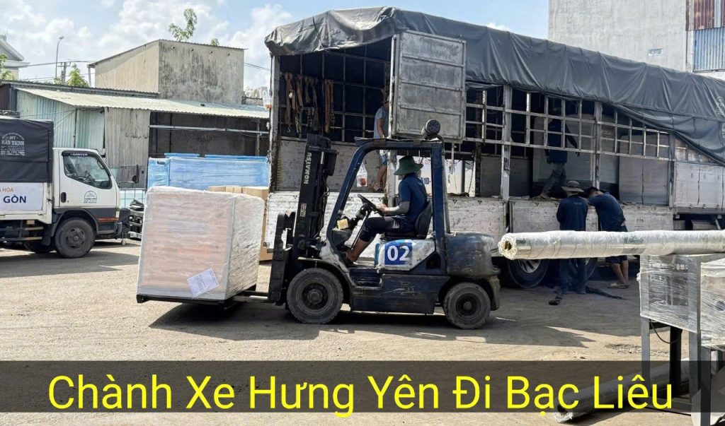 Chành Xe Hưng Yên Đi Bạc Liêu