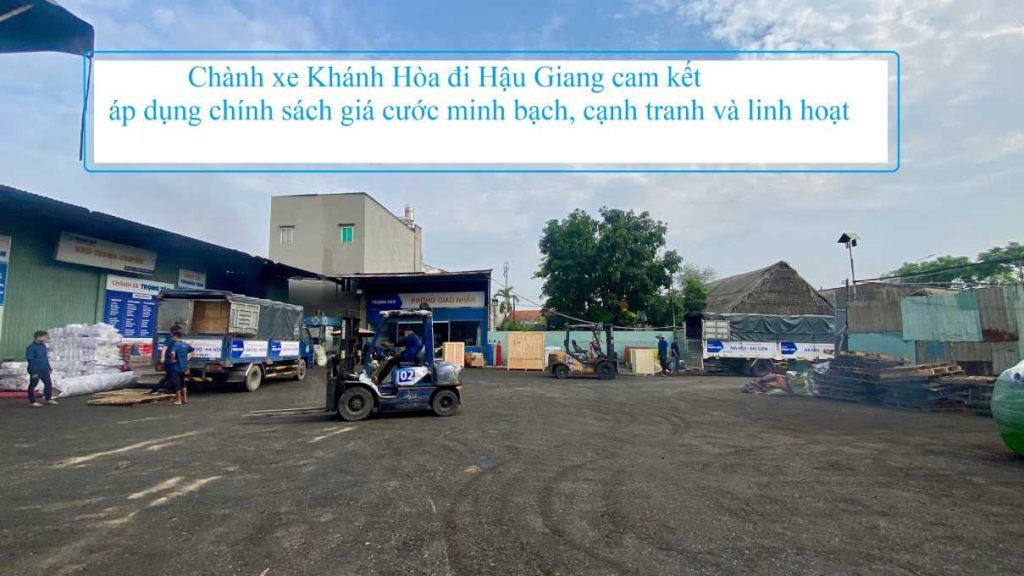 Chành xe Khánh Hòa đi Hậu Giang