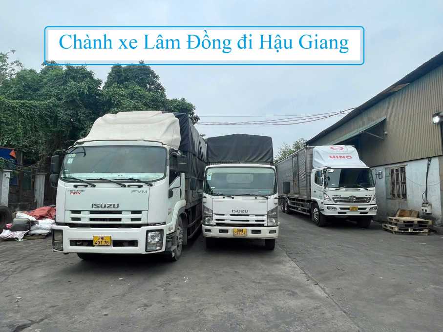 Chành xe Lâm Đồng đi Hậu Giang