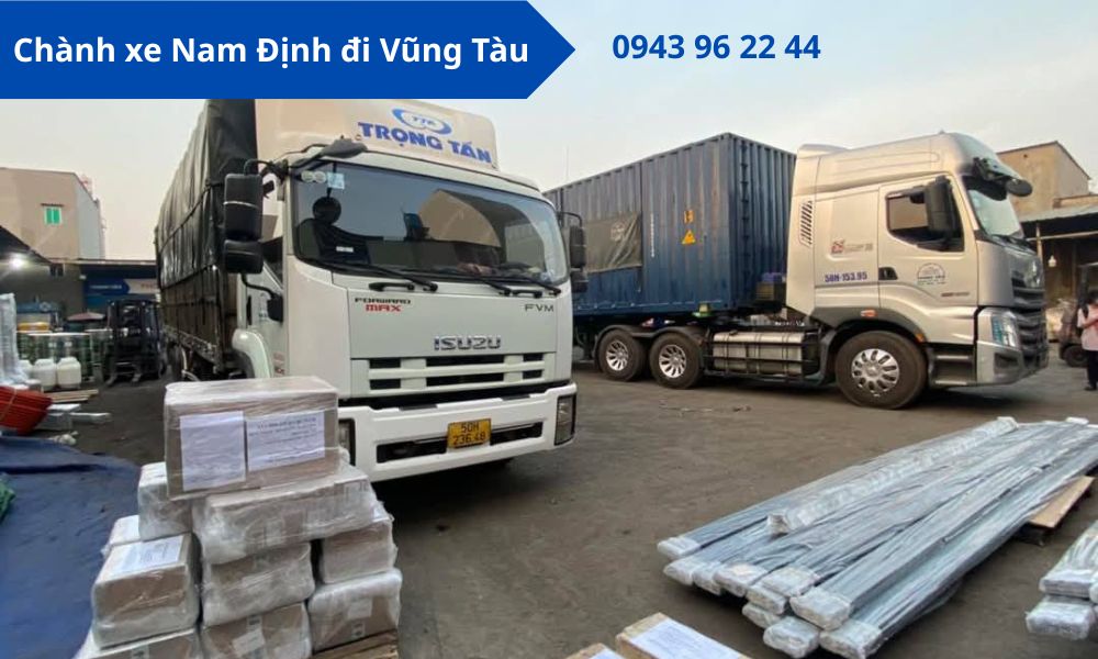 Chành xe Nam Định đi Vũng Tàu
