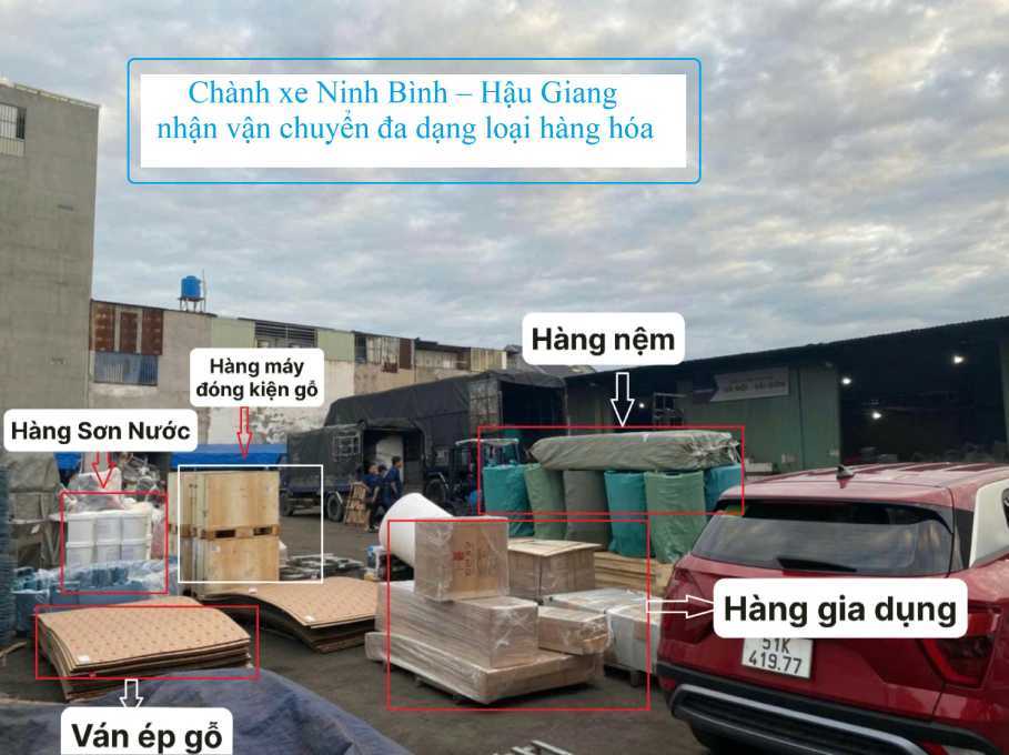 Chành Xe Ninh Bình Đi Hậu Giang