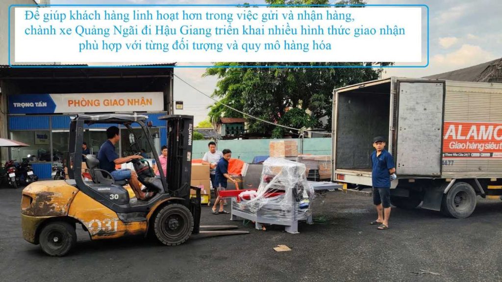 Chành xe Quảng Ngãi đi Hậu Giang