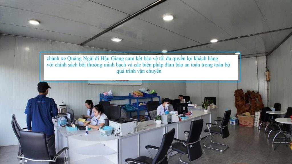 Chành xe Quảng Ngãi đi Hậu Giang