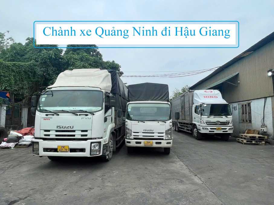 Chành xe Quảng Ninh đi Hậu Giang
