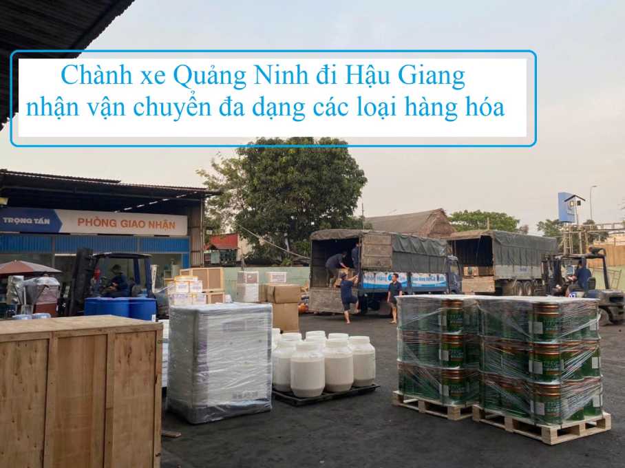 Chành xe Quảng Ninh đi Hậu Giang