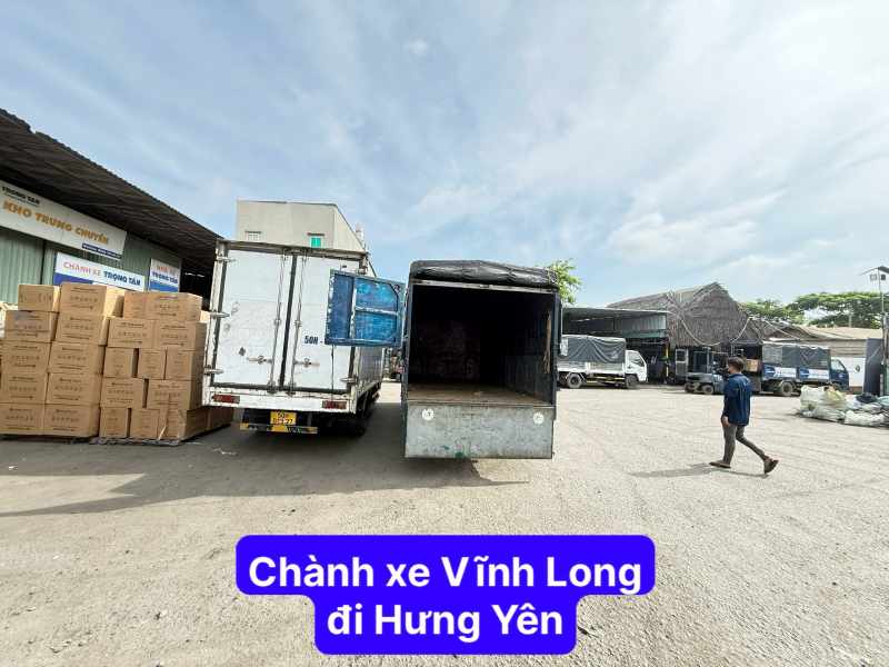 Chành xe Vĩnh Long Đi Hưng Yên