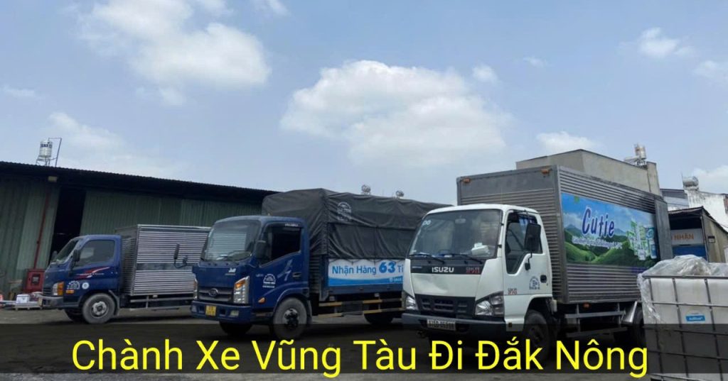 Chành Xe Vũng Tàu Đi Đắk Nông