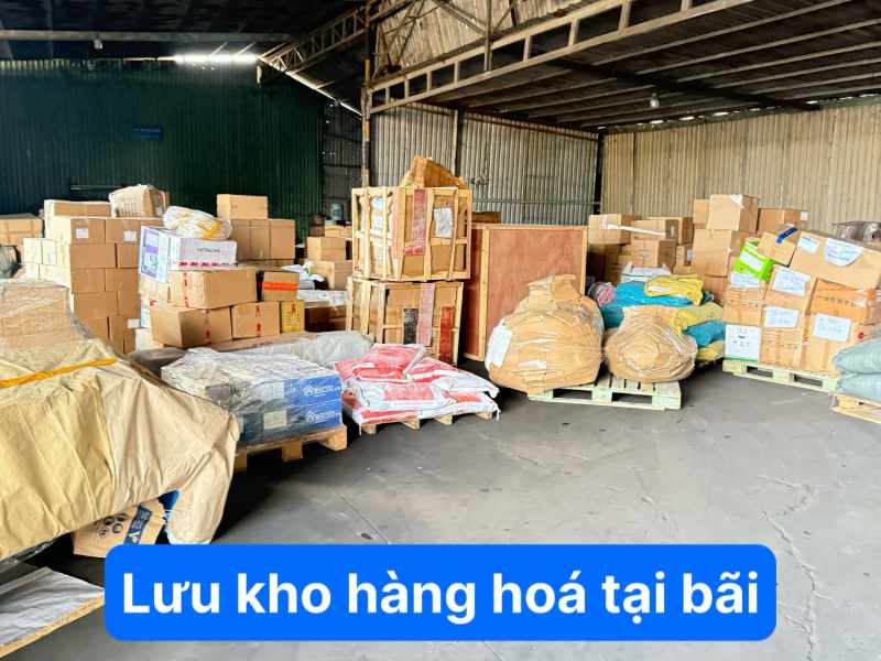Lưu kho hàng hóa tại bãi
