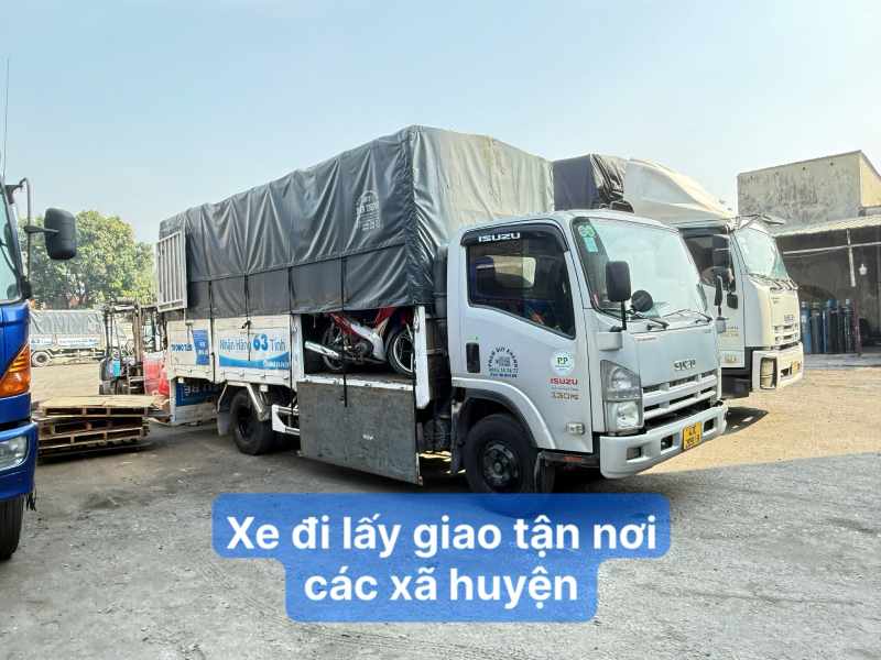 Xe đi lấy giao tận nơi xã Huyện