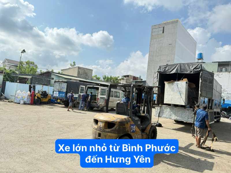 Xe lớn nhỏ từ Bình Phước đi Hưng Yên