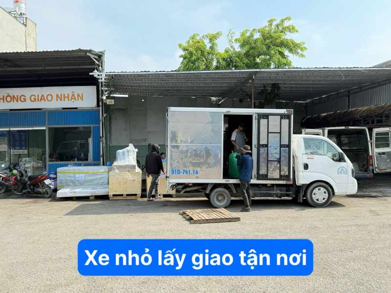 Xe nhỏ lấy giao tận nơi