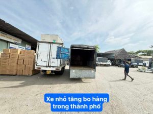 Xe nhỏ tăng bo trong thành phố