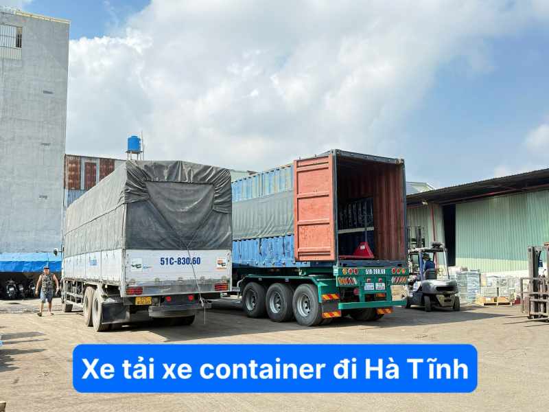 Xe tải xe container đi Hà Tĩnh