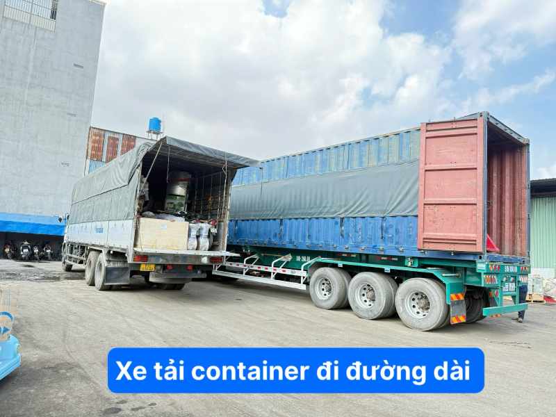 Xe tải xe container giao tận nơi