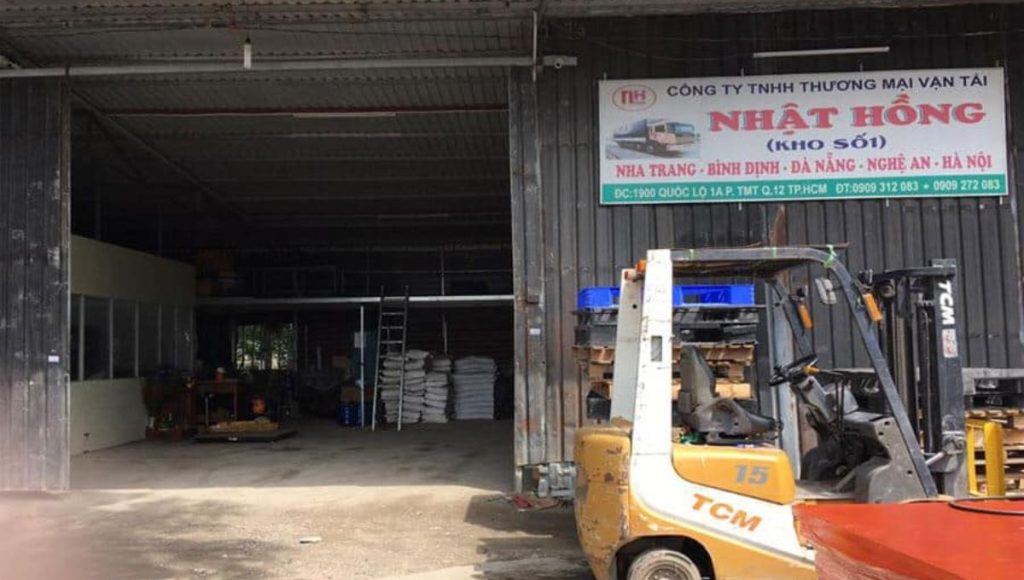 chành xe Nhật Hồng