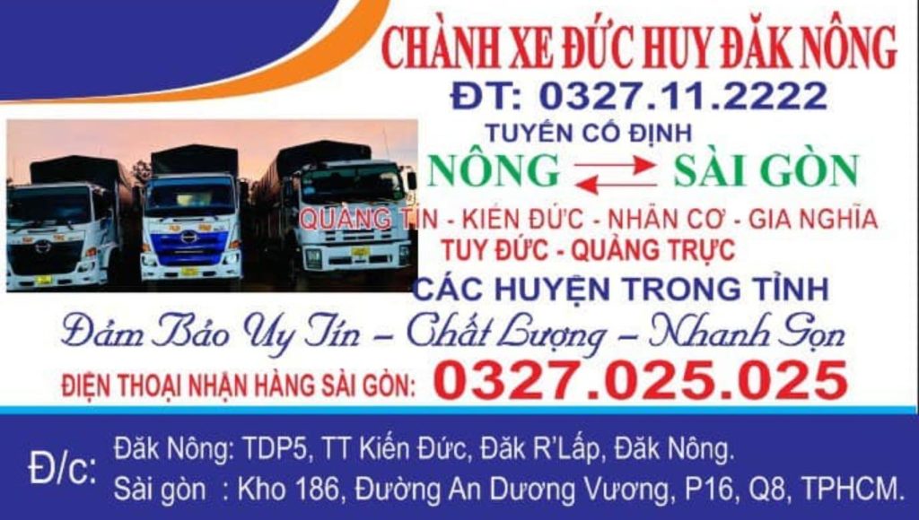 chanh xe Đức Huy
