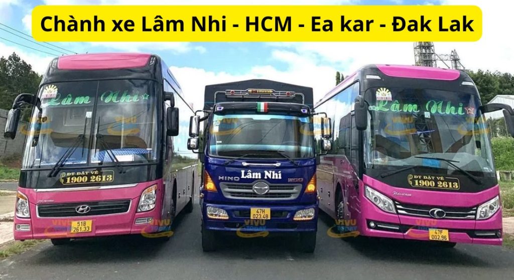 Chành xe Lâm Nhi - HCM - Ea kar - Đak Lak