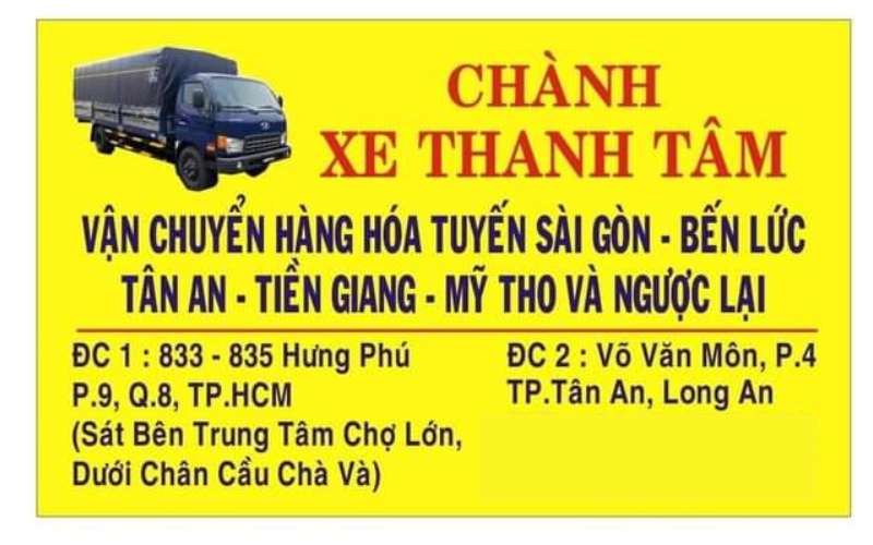 Chành xe Thanh Tâm