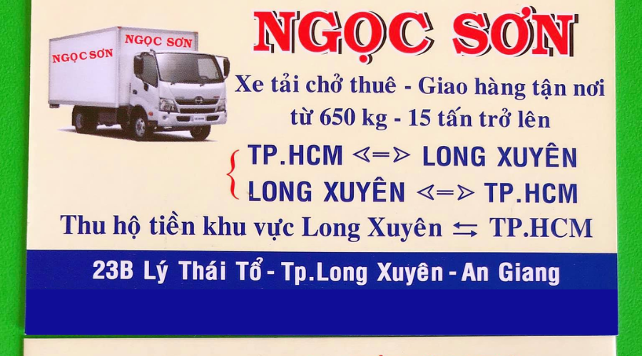 chành xe Ngọc Sơn