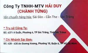 Chành Xe Hải Duy